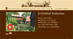 Desktop Screenshot of erlichthofsiedlung.de