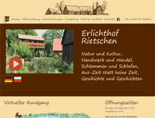 Tablet Screenshot of erlichthofsiedlung.de